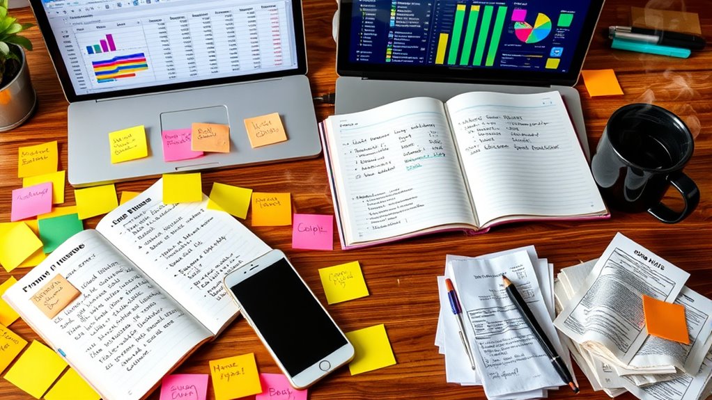 track organize review profit