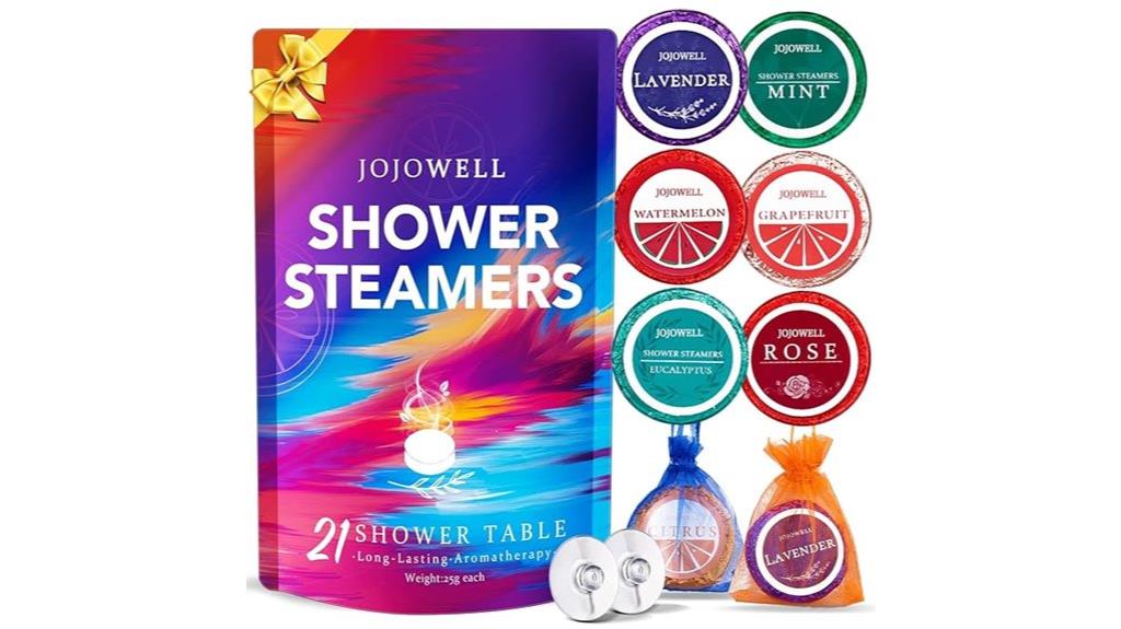 21 piece shower aromatherapy set