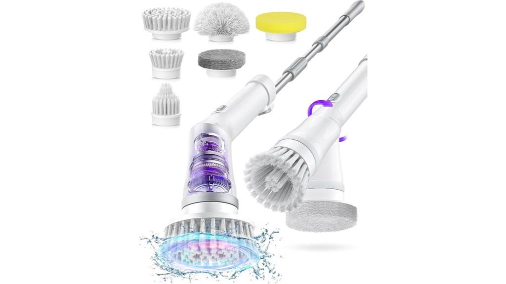 electric spin scrubber brushes