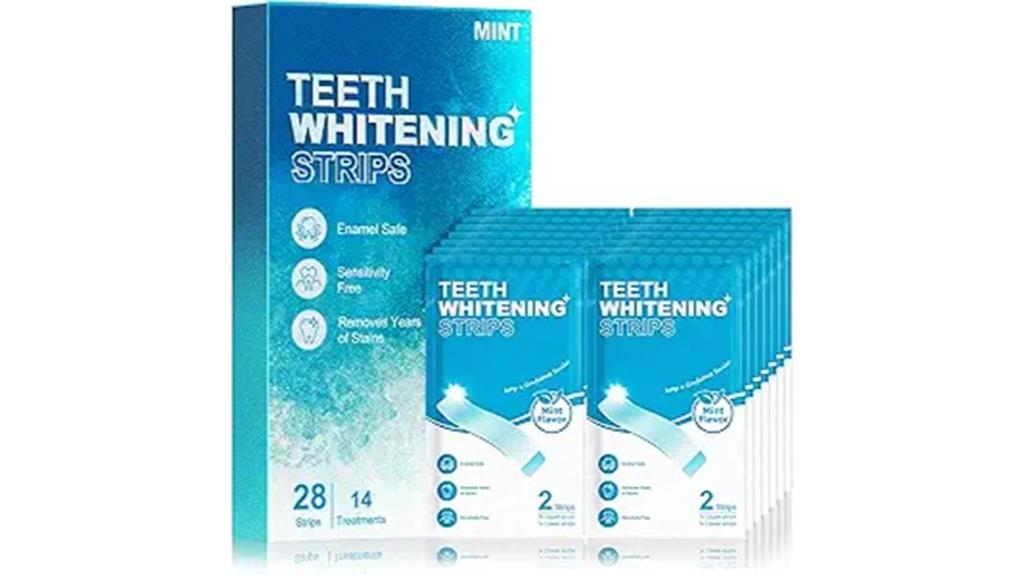 natural whitening strip package