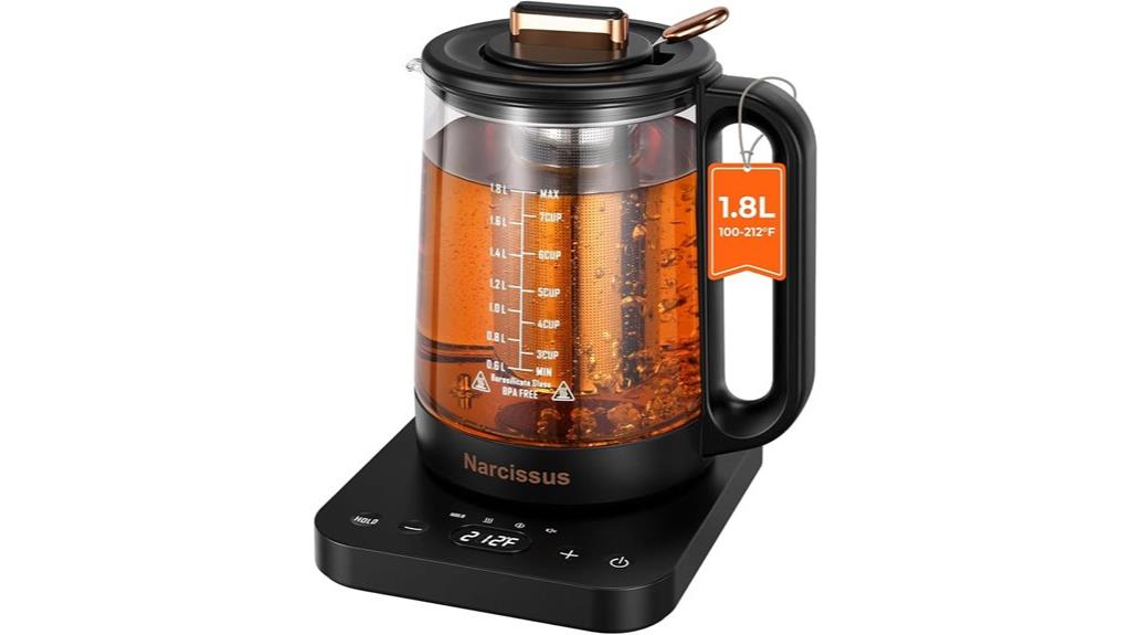 temperature controlled electric kettle