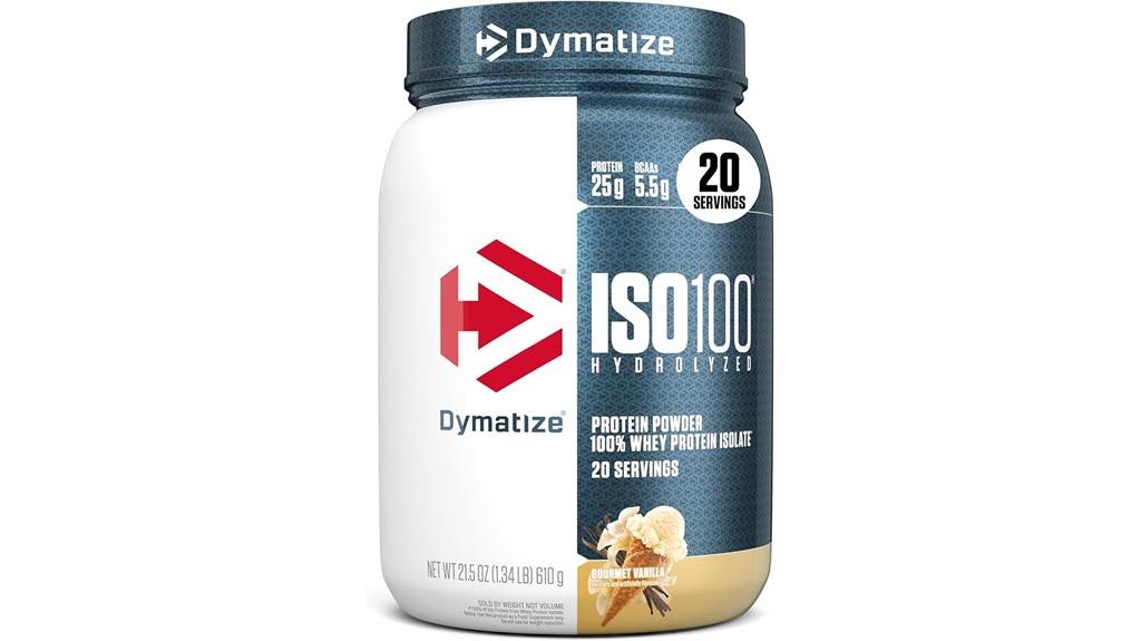 vanilla flavored protein powder