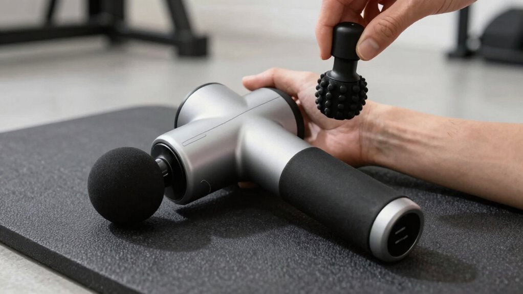 avoid massage gun on sensitive areas