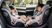 child safety seat orientation