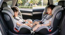 child safety seat orientation