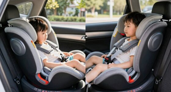 child safety seat orientation