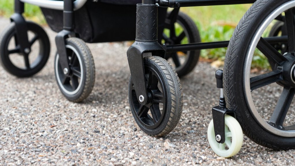 choose terrain appropriate stroller wheels