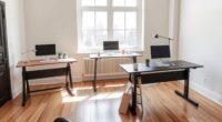 compact standing desks options