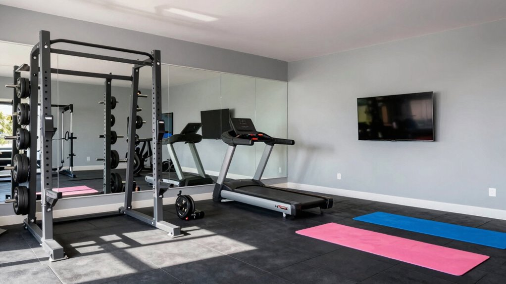 create motivating workout space