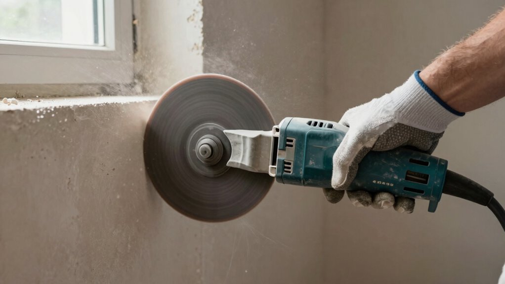 dust free drywall sanding techniques