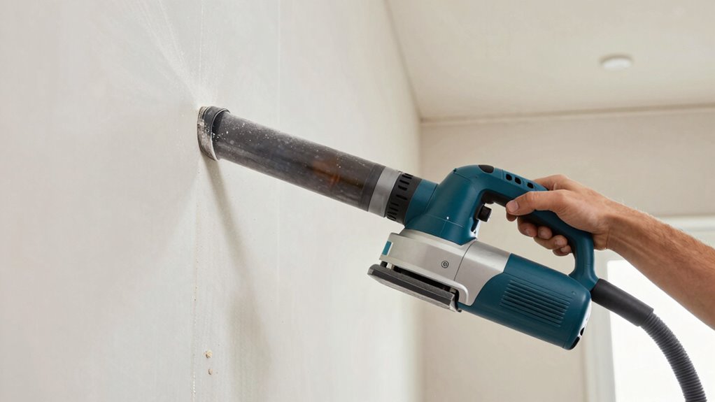 dust generation from drywall sanding