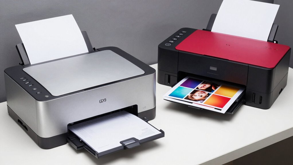 laser for documents inkjet for photos