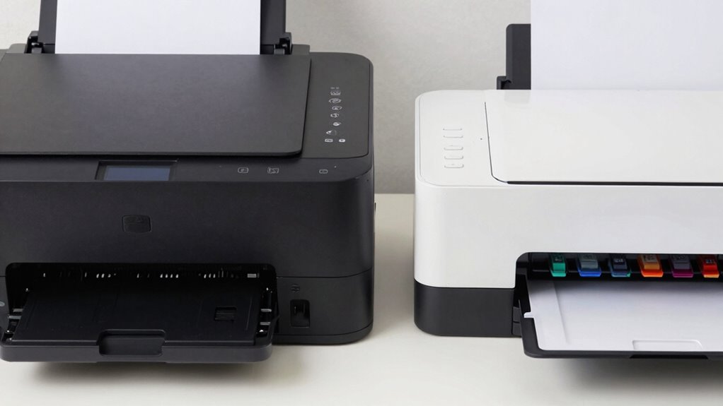 laser printers are easier to maintain