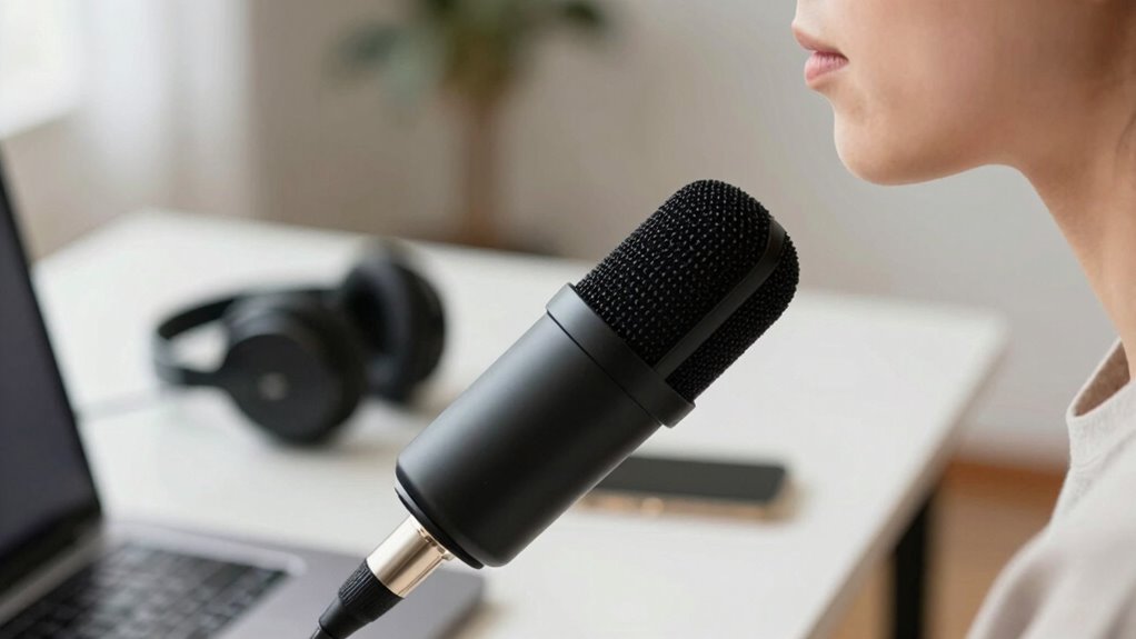 maintain proper microphone distance