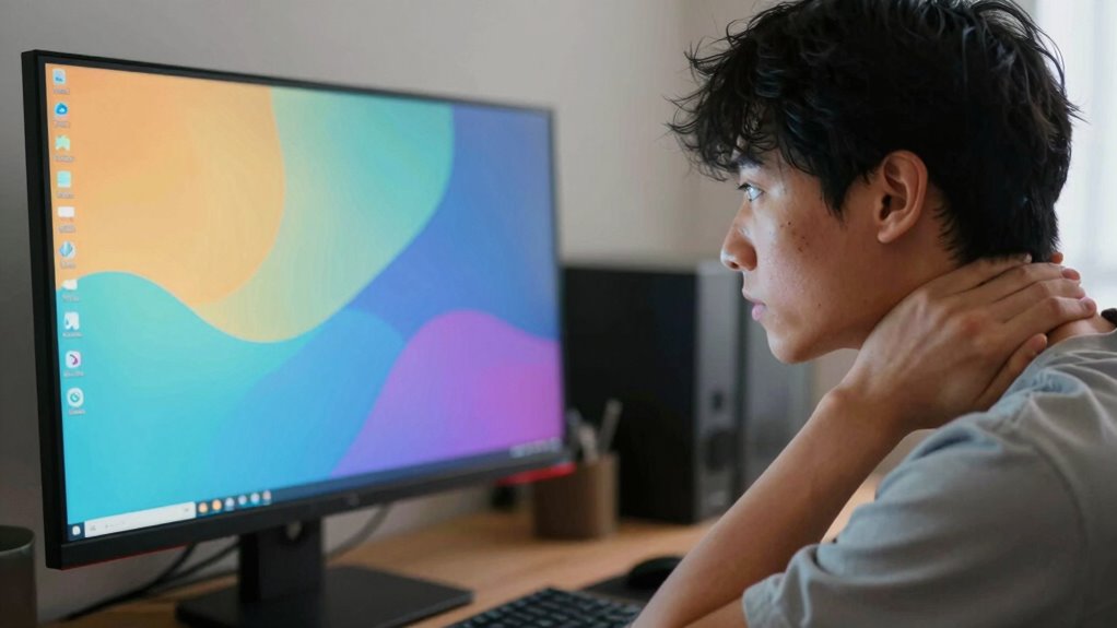 monitor distance affects eye health