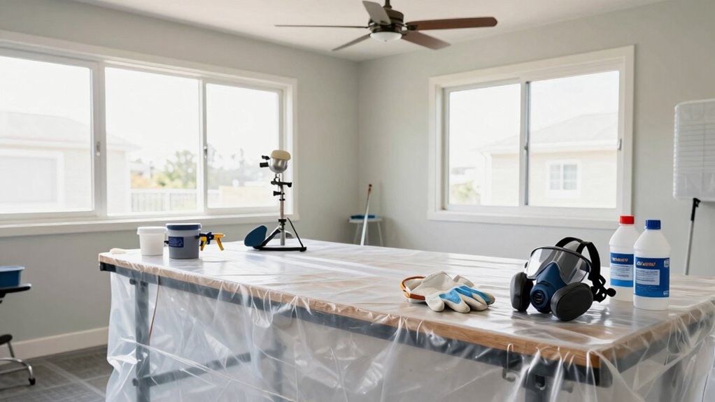 organized ventilated hazard aware workspace