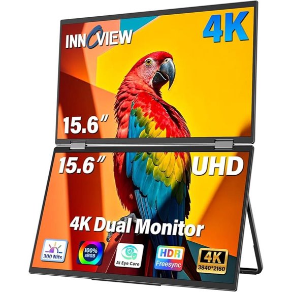 portable 4k dual monitor