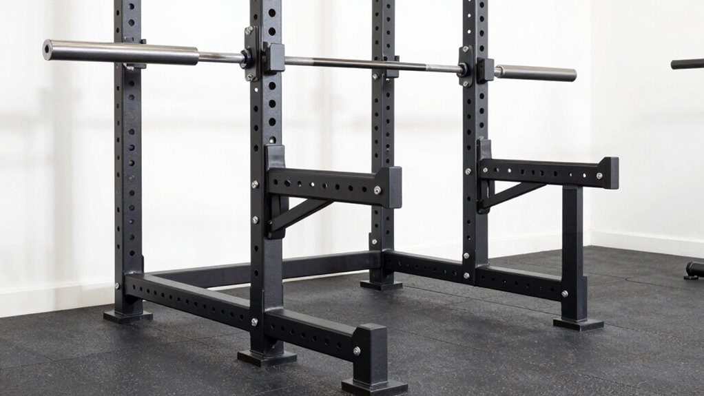 power racks ensure safe lifting