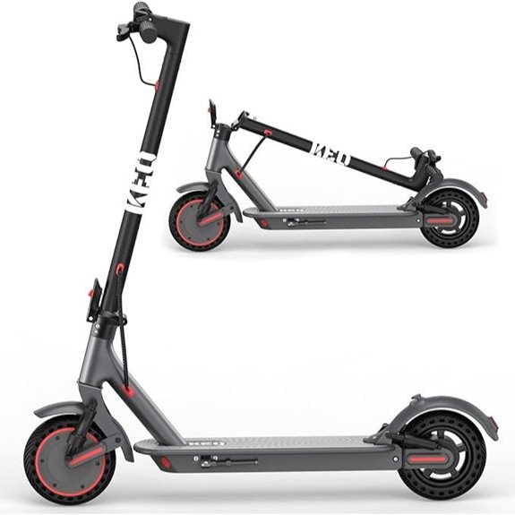 powerful dual suspension scooter