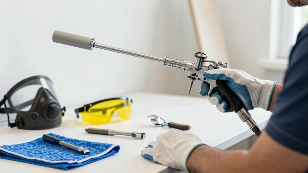 pre paint sprayer safety steps