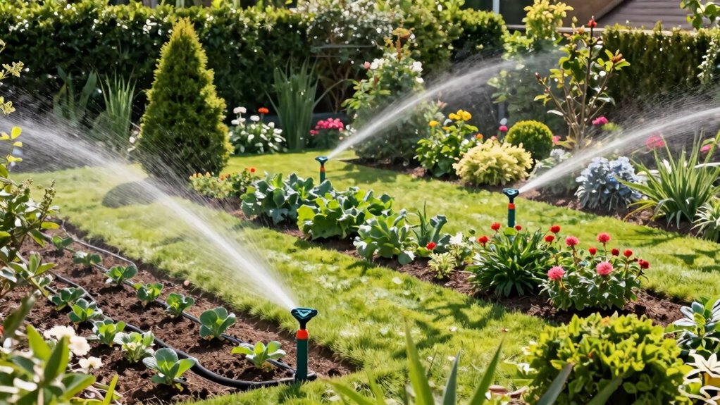 proper sprinkler placement and settings