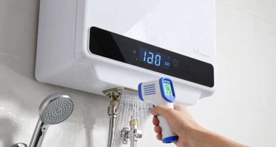 shower test water sizing