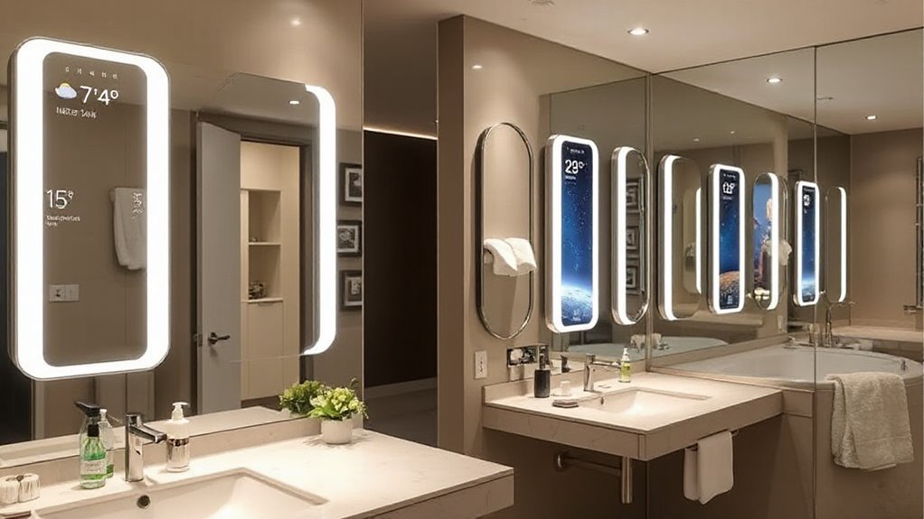 smart mirrors for bathrooms