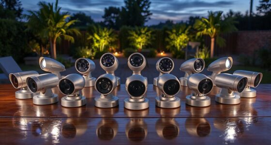 smart outdoor cameras spotlighted