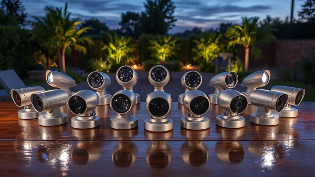 smart outdoor cameras spotlighted