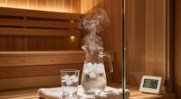 stay hydrated during sauna