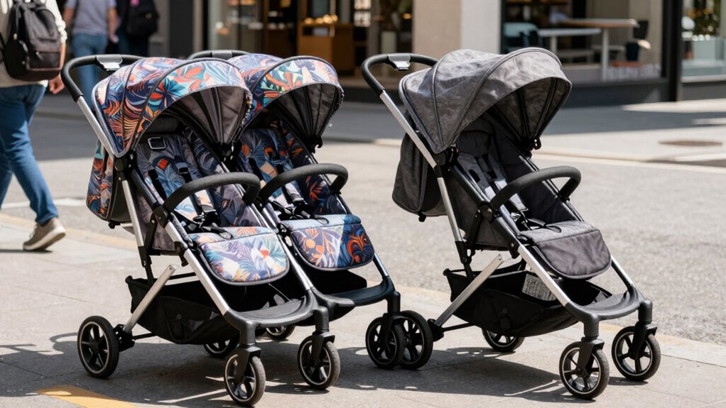 stroller layout comparison