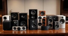 top center channel speakers