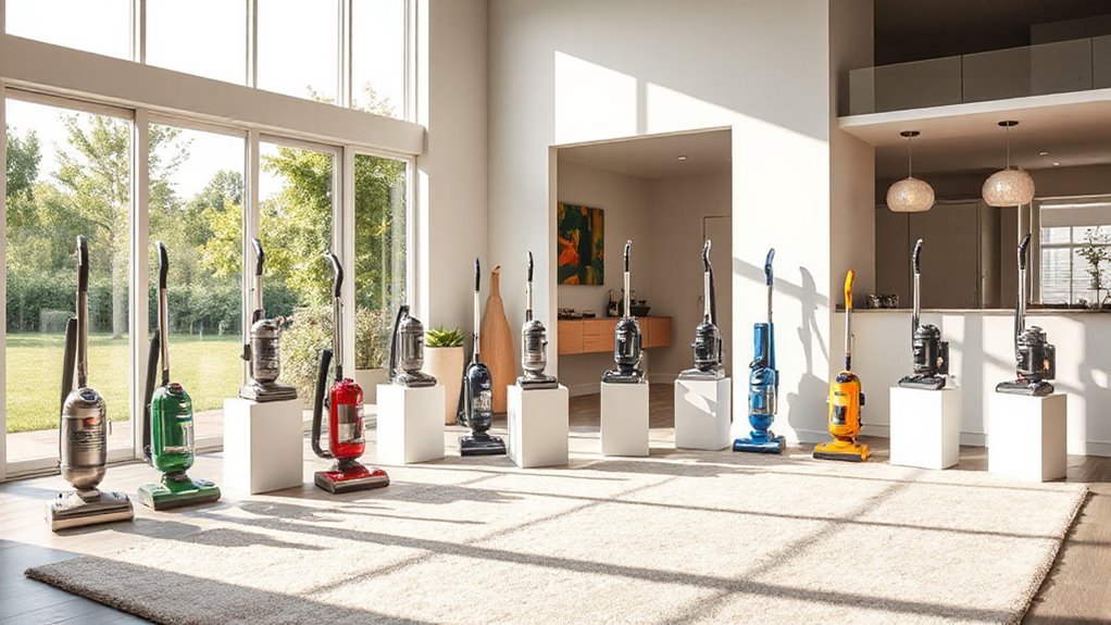 top central vacuum systems