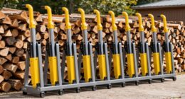 top electric log splitters