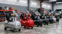 top garage air compressors