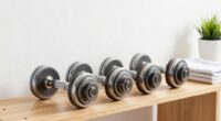 top space saving dumbbells