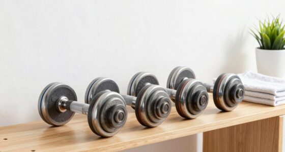 top space saving dumbbells