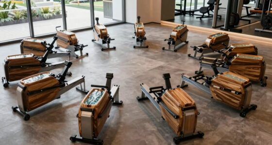 top water rowing machines