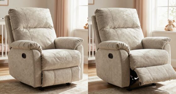 comfortable nursery seating comparison