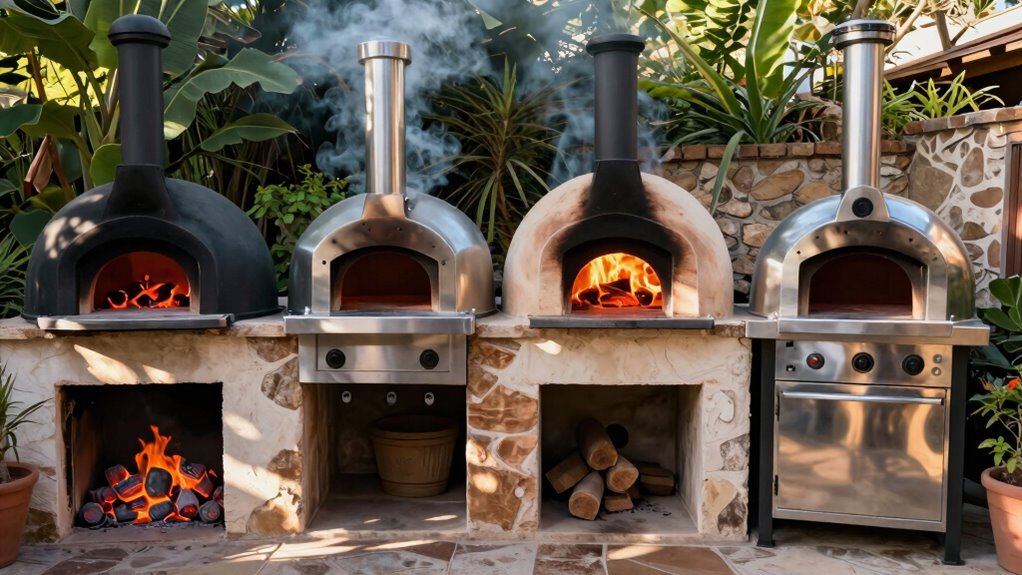 comparison of outdoor pizza fuels