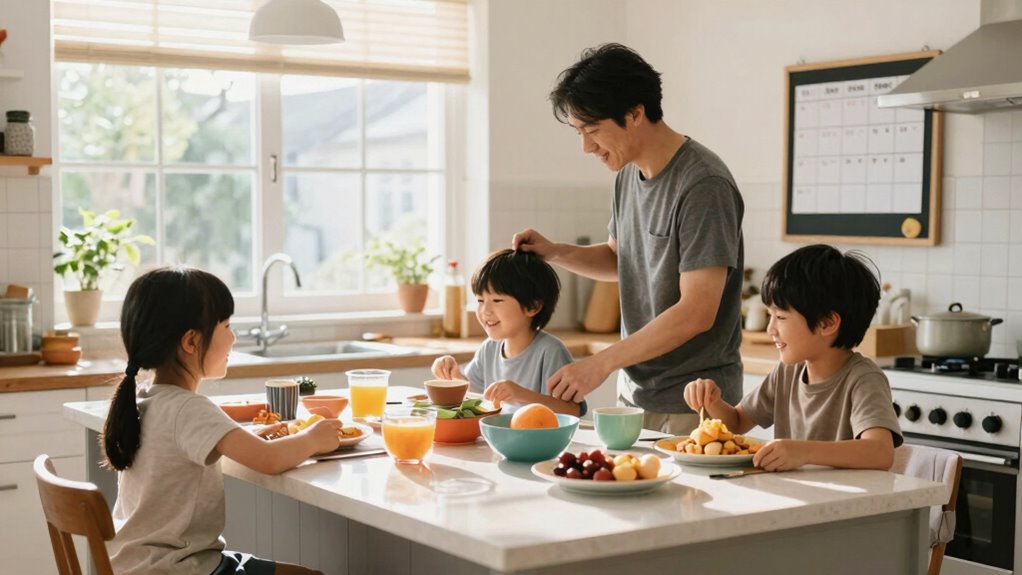 consistent routines reduce parental stress