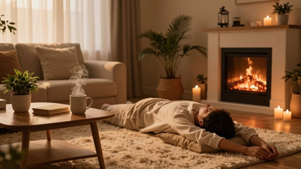 create calming evening routines