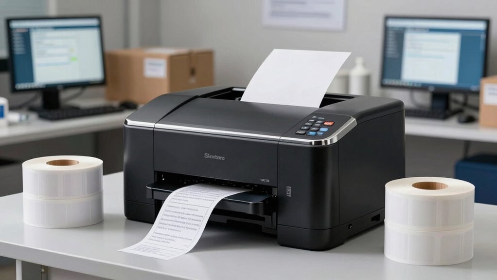 efficient high volume label printing