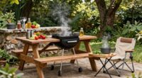 efficient outdoor cooking setup
