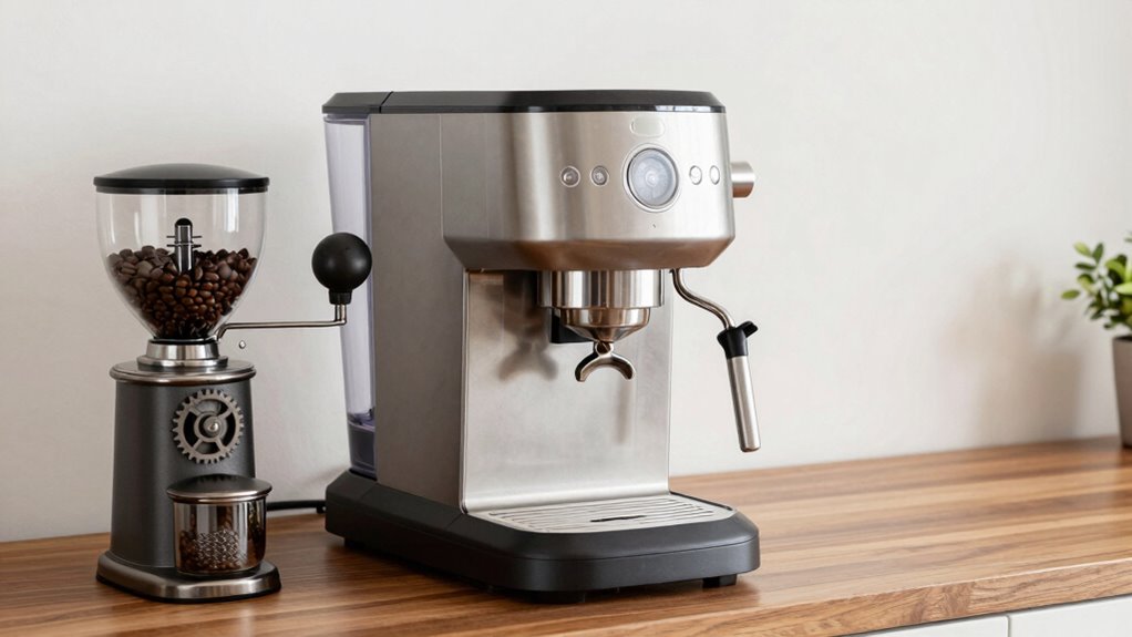 integrated grinder versus standalone