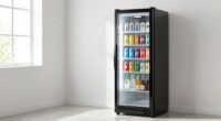 optimal beverage fridge placement