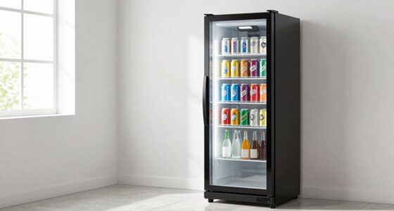 optimal beverage fridge placement