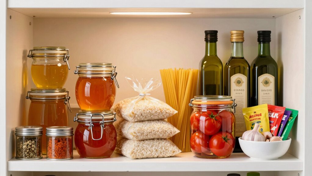 organize stock and prepare