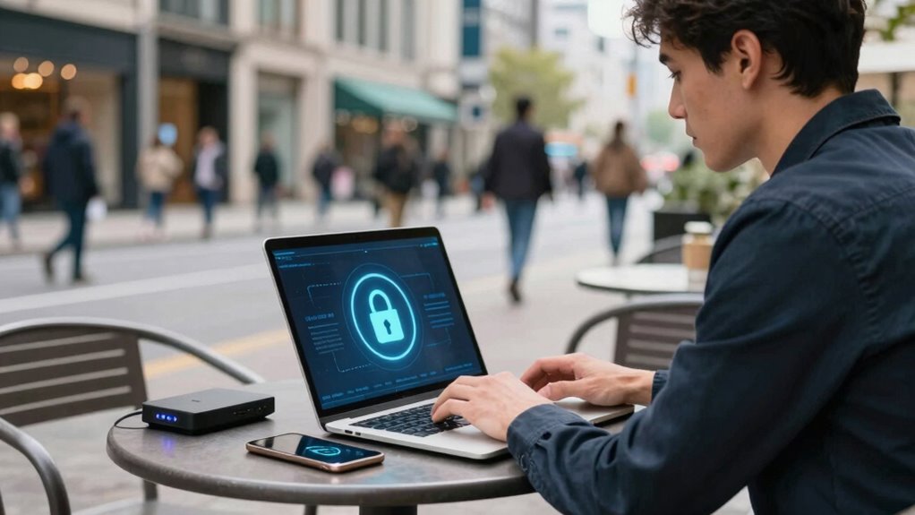securely use public wi fi