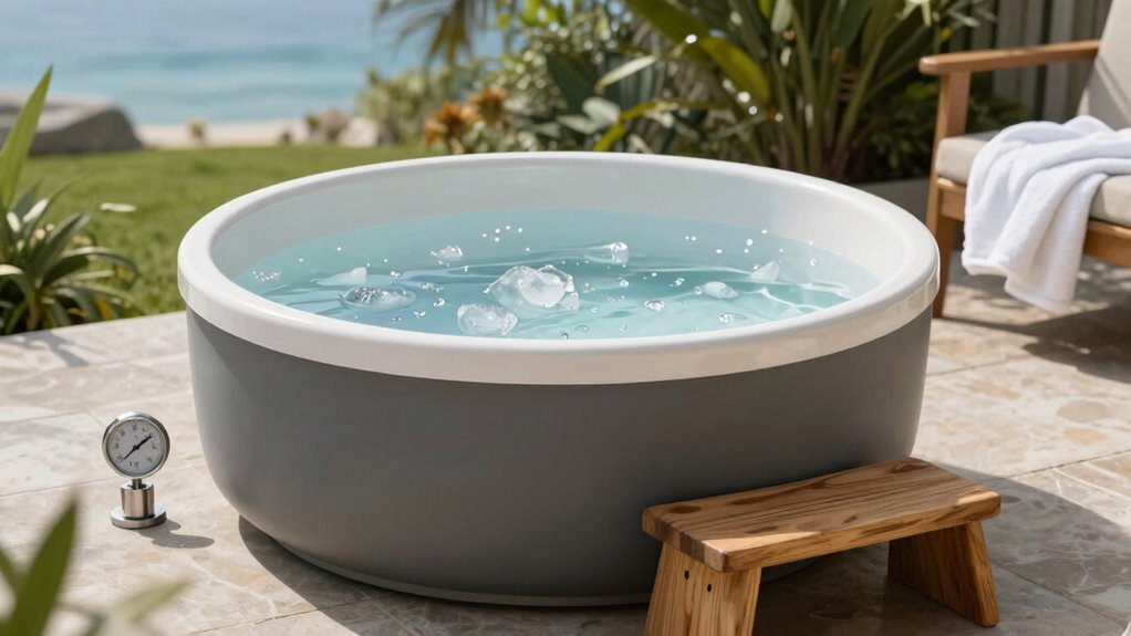 setting up cold plunge